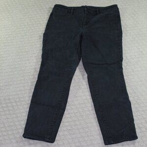 Talbots Size 10 Black Slim Ankle Jeans